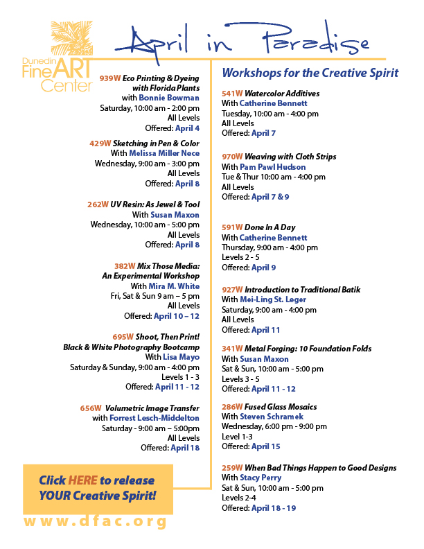 DFAC_April_2015_Workshops