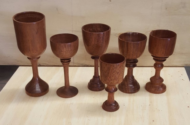 The art of wood turning is taught in the adult classes at DFAC.