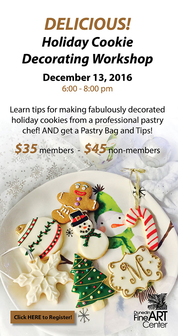 Holiday Cookie Decorating Dunedin Fine Art Center