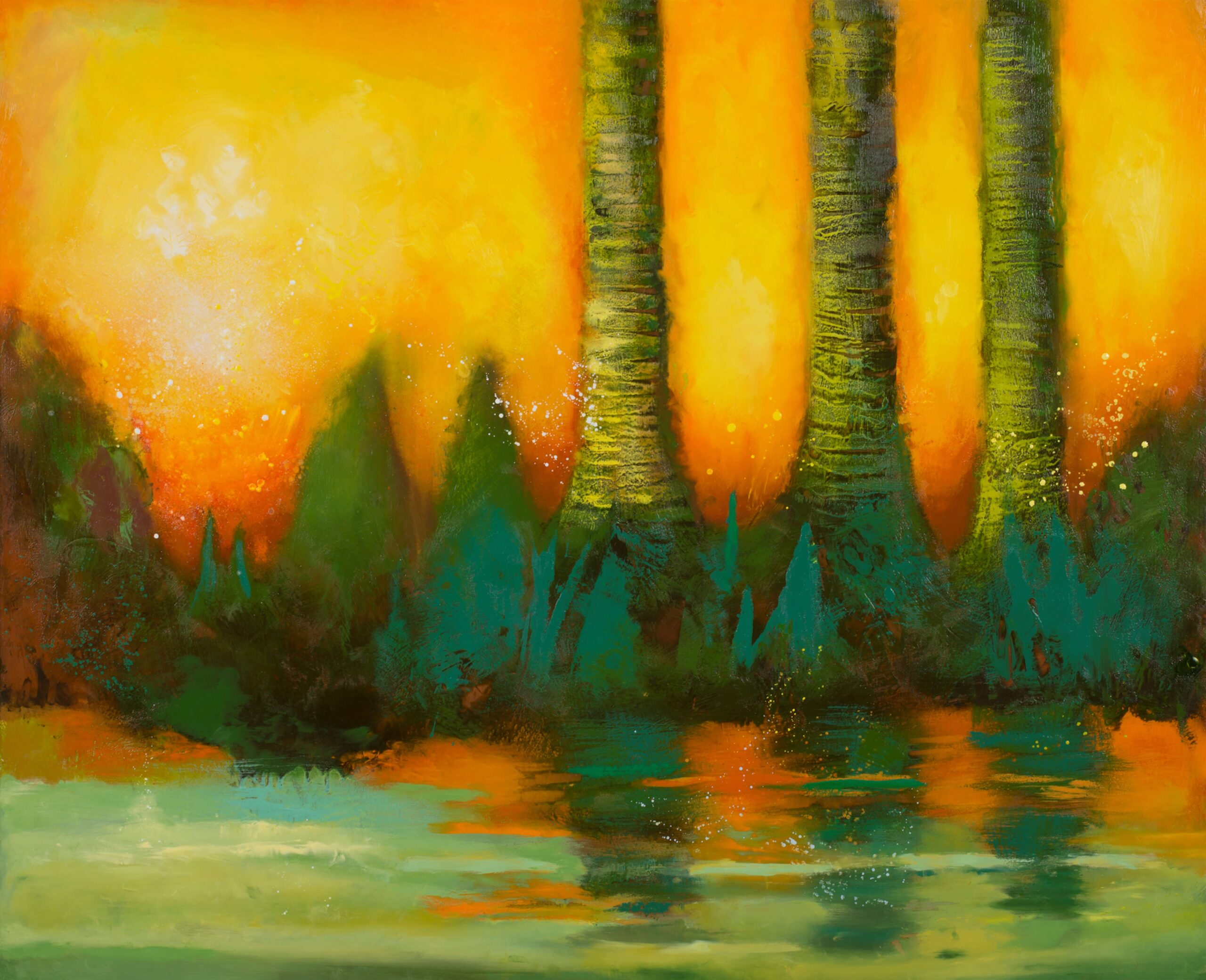 Wetlands in Transition: Encaustic Painting