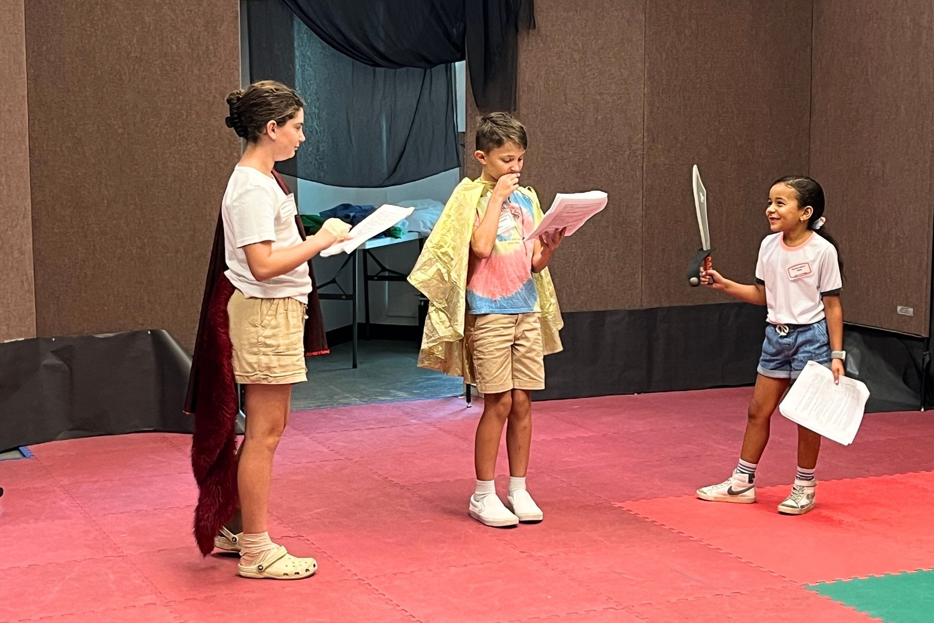 Kids acting at Summer Camp