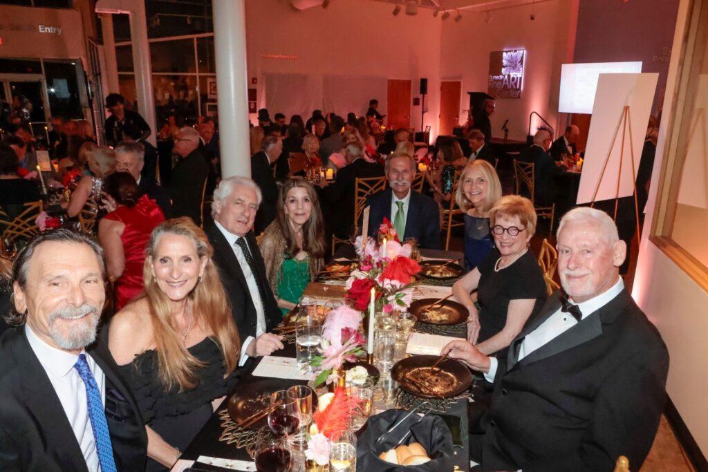 People at Sterling Society event at a table