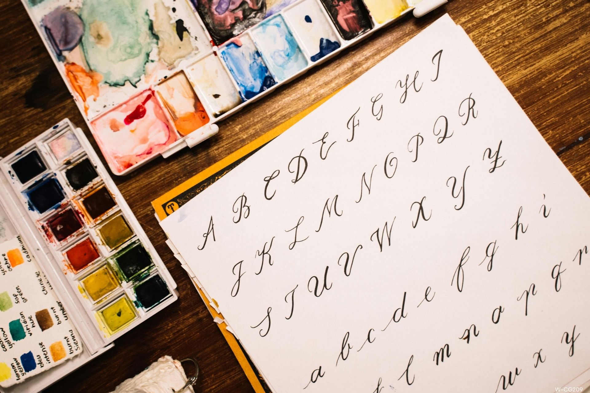 W-CG209 Bad Words in Pretty Lettering